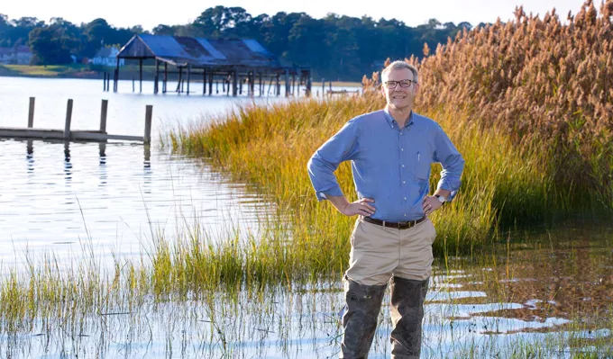 Jim Lang Environmental Attorney Working In The Water