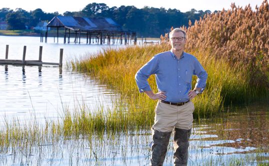 Jim Lang Environmental Attorney Working In The Water