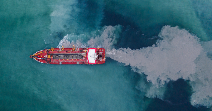 Boat Dredging