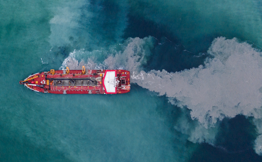 Boat Dredging