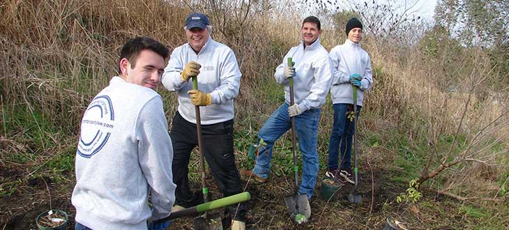 Jim-Lang Working In the Community