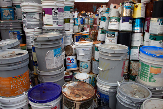 Old Paint Cans